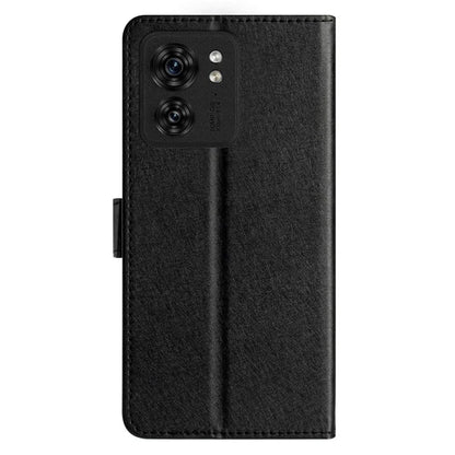 For Motorola Edge 40 5G Cell Phone Cases Silk Texture Leather Flip Wallet Cover