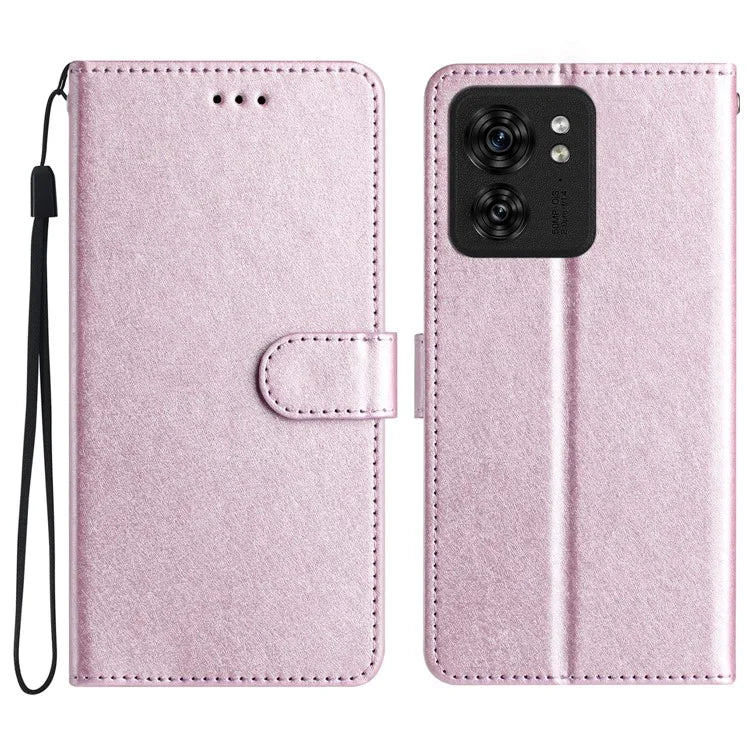 For Motorola Edge 40 5G Cell Phone Cases Silk Texture Leather Flip Wallet Cover