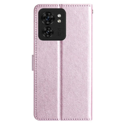 For Motorola Edge 40 5G Cell Phone Cases Silk Texture Leather Flip Wallet Cover