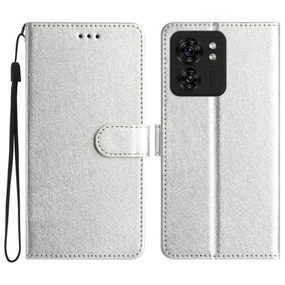 For Motorola Edge 40 5G Cell Phone Cases Silk Texture Leather Flip Wallet Cover