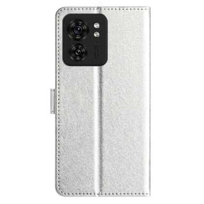 For Motorola Edge 40 5G Cell Phone Cases Silk Texture Leather Flip Wallet Cover