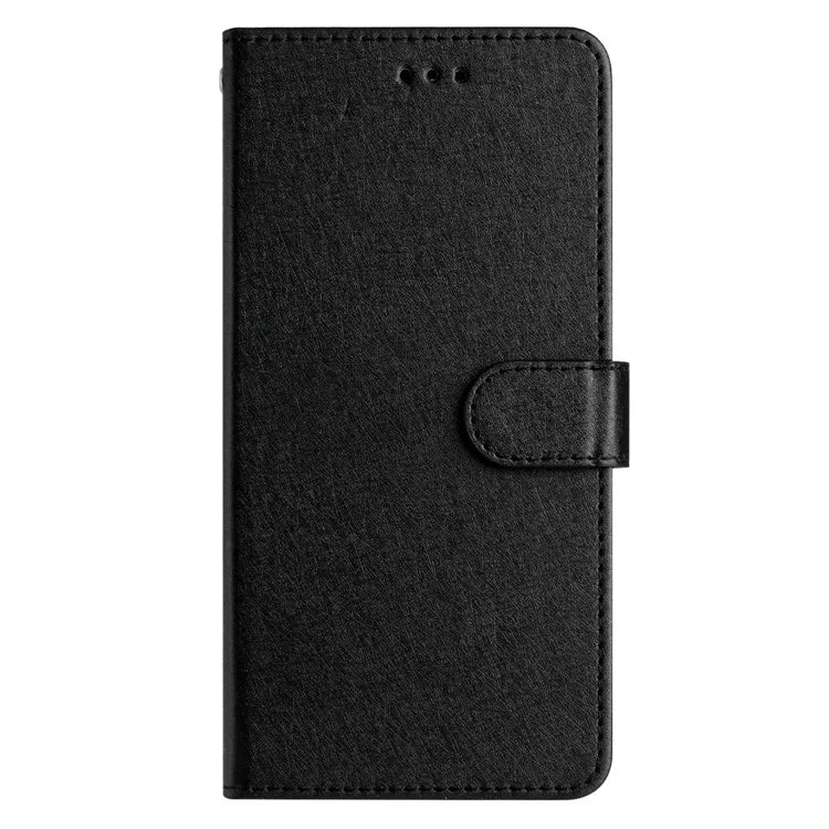 For Samsung Galaxy A05s 4G Case PU Leather Silk Texture Wallet Phone Cover