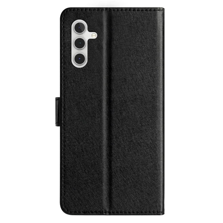 For Samsung Galaxy A05s 4G Case PU Leather Silk Texture Wallet Phone Cover