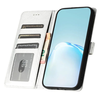 For Samsung Galaxy A05s 4G Case PU Leather Silk Texture Wallet Phone Cover