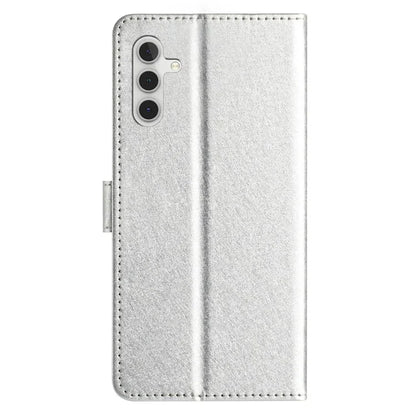 For Samsung Galaxy A05s 4G Case PU Leather Silk Texture Wallet Phone Cover