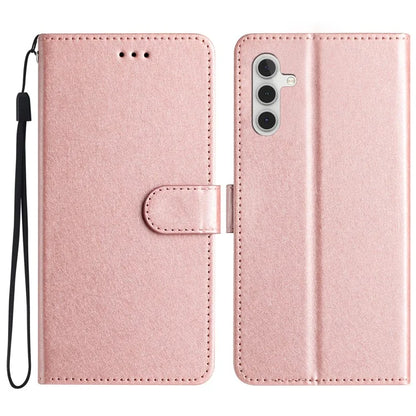 For Samsung Galaxy A05s 4G Case PU Leather Silk Texture Wallet Phone Cover