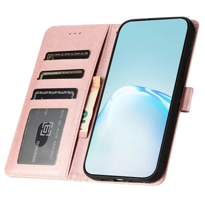 For Samsung Galaxy A05s 4G Case PU Leather Silk Texture Wallet Phone Cover