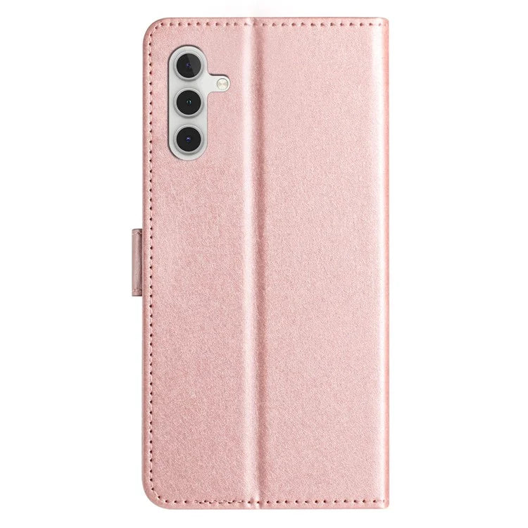 For Samsung Galaxy A05s 4G Case PU Leather Silk Texture Wallet Phone Cover