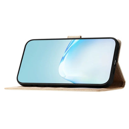 For Samsung Galaxy A05s 4G Case PU Leather Silk Texture Wallet Phone Cover