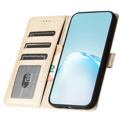 For Samsung Galaxy A05s 4G Case PU Leather Silk Texture Wallet Phone Cover