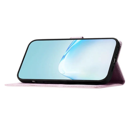 For Samsung Galaxy A05s 4G Case PU Leather Silk Texture Wallet Phone Cover