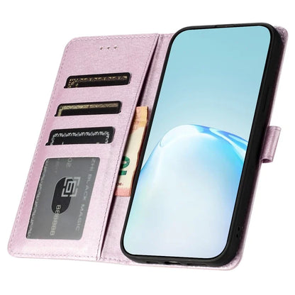For Samsung Galaxy A05s 4G Case PU Leather Silk Texture Wallet Phone Cover