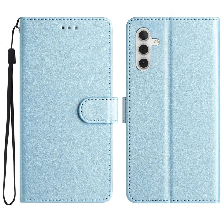 For Samsung Galaxy A05s 4G Case PU Leather Silk Texture Wallet Phone Cover
