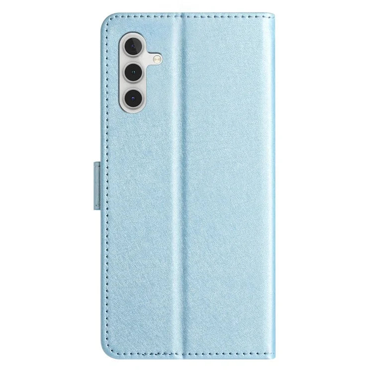 For Samsung Galaxy A05s 4G Case PU Leather Silk Texture Wallet Phone Cover