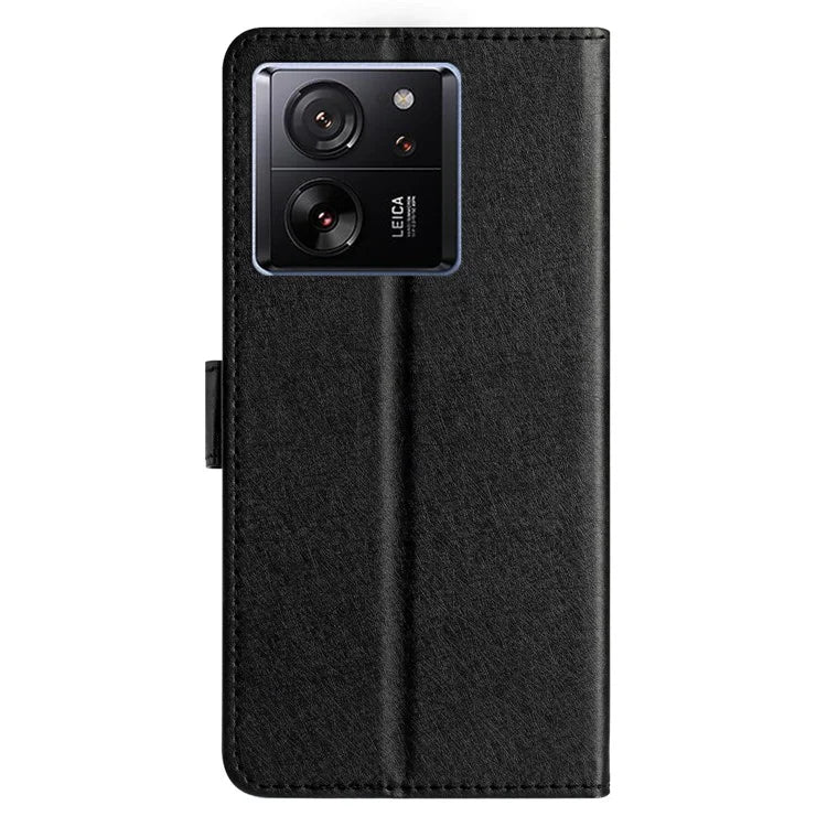 For Xiaomi 13T / 13T Pro / Redmi K60 Ultra Case Silk Texture Wallet Phone Leather Cover