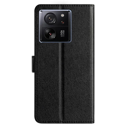 For Xiaomi 13T / 13T Pro / Redmi K60 Ultra Case Silk Texture Wallet Phone Leather Cover