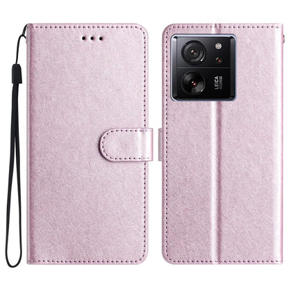 For Xiaomi 13T / 13T Pro / Redmi K60 Ultra Case Silk Texture Wallet Phone Leather Cover