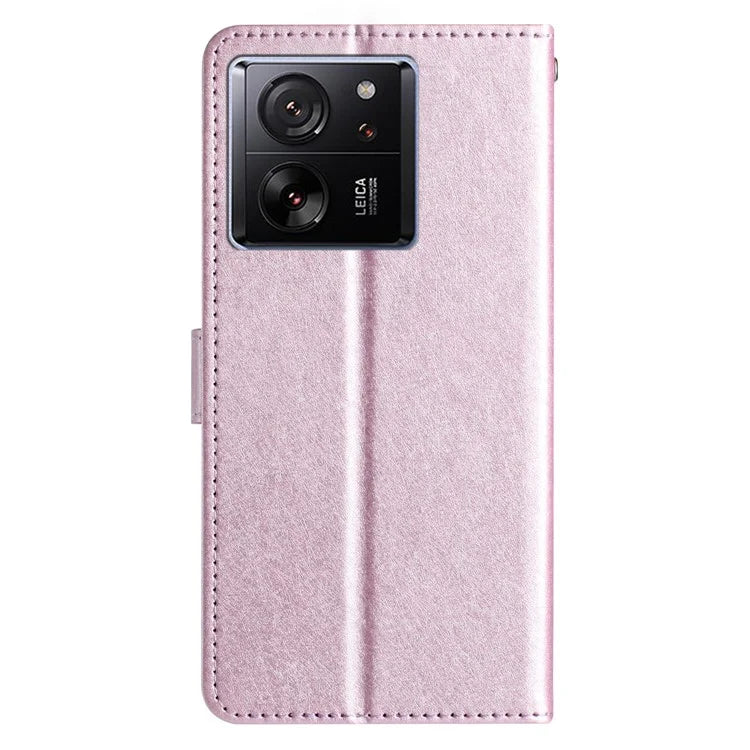 For Xiaomi 13T / 13T Pro / Redmi K60 Ultra Case Silk Texture Wallet Phone Leather Cover
