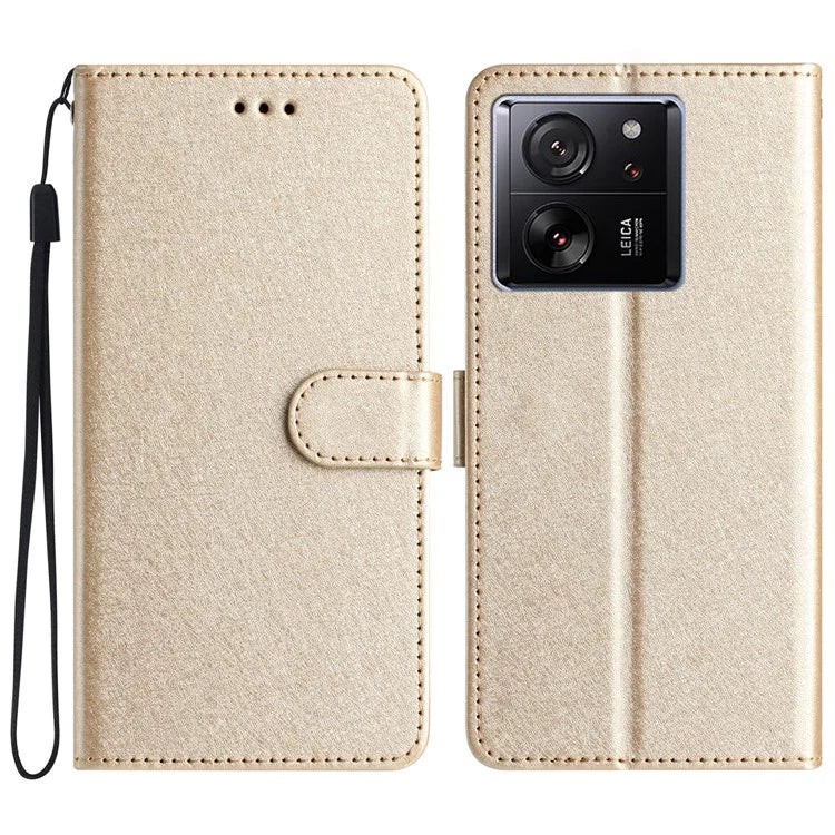 For Xiaomi 13T / 13T Pro / Redmi K60 Ultra Case Silk Texture Wallet Phone Leather Cover