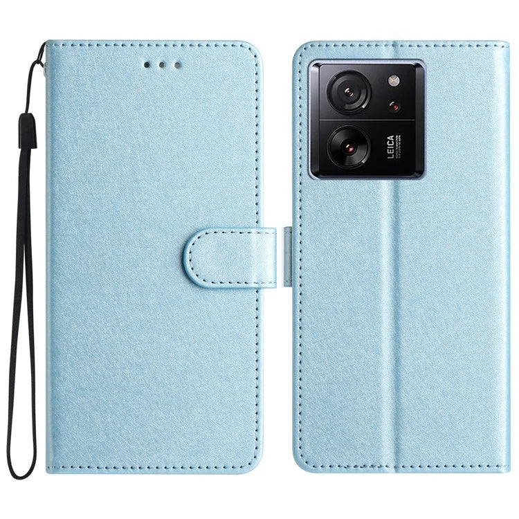 For Xiaomi 13T / 13T Pro / Redmi K60 Ultra Case Silk Texture Wallet Phone Leather Cover