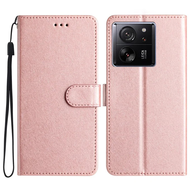 For Xiaomi 13T / 13T Pro / Redmi K60 Ultra Case Silk Texture Wallet Phone Leather Cover