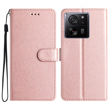 For Xiaomi 13T / 13T Pro / Redmi K60 Ultra Case Silk Texture Wallet Phone Leather Cover