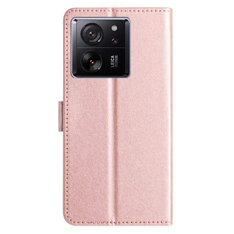 For Xiaomi 13T / 13T Pro / Redmi K60 Ultra Case Silk Texture Wallet Phone Leather Cover