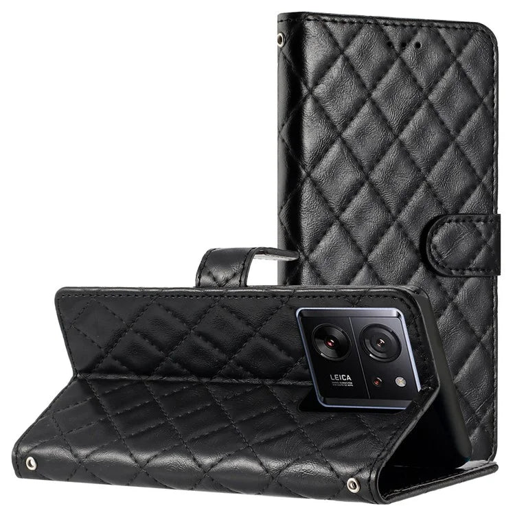 For Xiaomi 13T / 13T Pro / Redmi K60 Ultra Case PU Leather Wallet Phone Cover with Magnetic Clasp