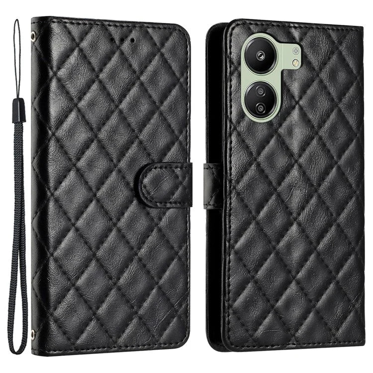 For Xiaomi Redmi 13C 4G / Poco C65 4G Leather Case Wallet Stand Phone Cover