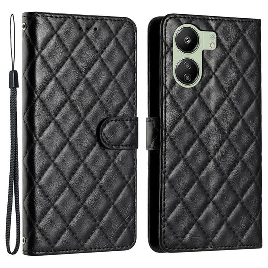 For Xiaomi Redmi 13C 4G / Poco C65 4G Leather Case Wallet Stand Phone Cover