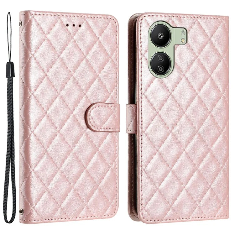 For Xiaomi Redmi 13C 4G / Poco C65 4G Leather Case Wallet Stand Phone Cover