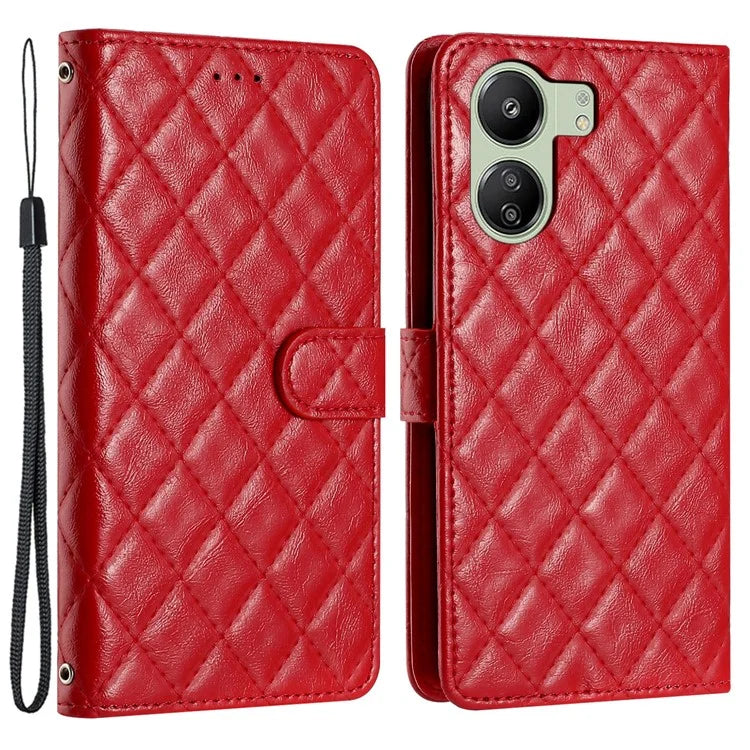 For Xiaomi Redmi 13C 4G / Poco C65 4G Leather Case Wallet Stand Phone Cover