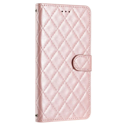 For Samsung Galaxy A05s 4G Case Rhombus Grid PU Leather Wallet Cover