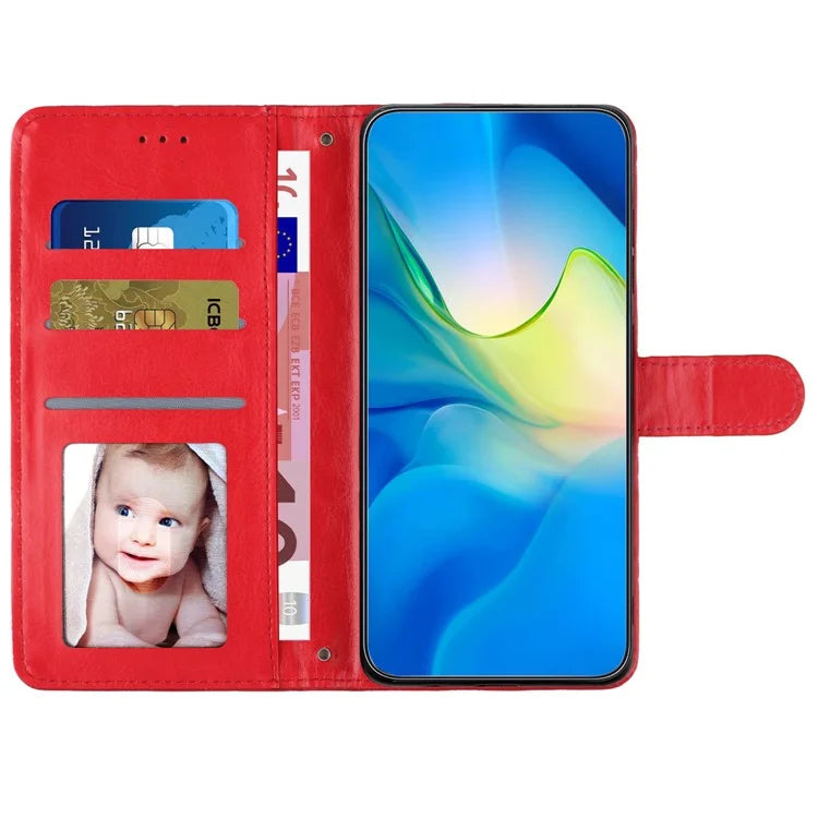 For Samsung Galaxy A05s 4G Case Rhombus Grid PU Leather Wallet Cover