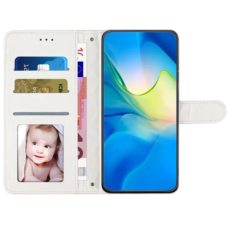 For Samsung Galaxy A05s 4G Case Rhombus Grid PU Leather Wallet Cover