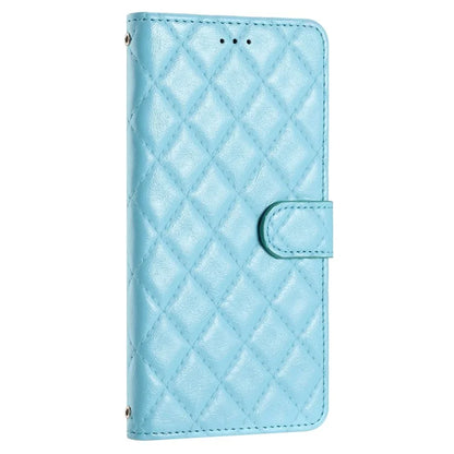 For Samsung Galaxy A05s 4G Case Rhombus Grid PU Leather Wallet Cover