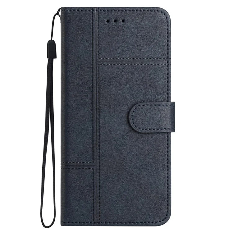 For Xiaomi 13T / 13T Pro / Redmi K60 Ultra Case Line Imprinted Wallet Phone Leather Cover
