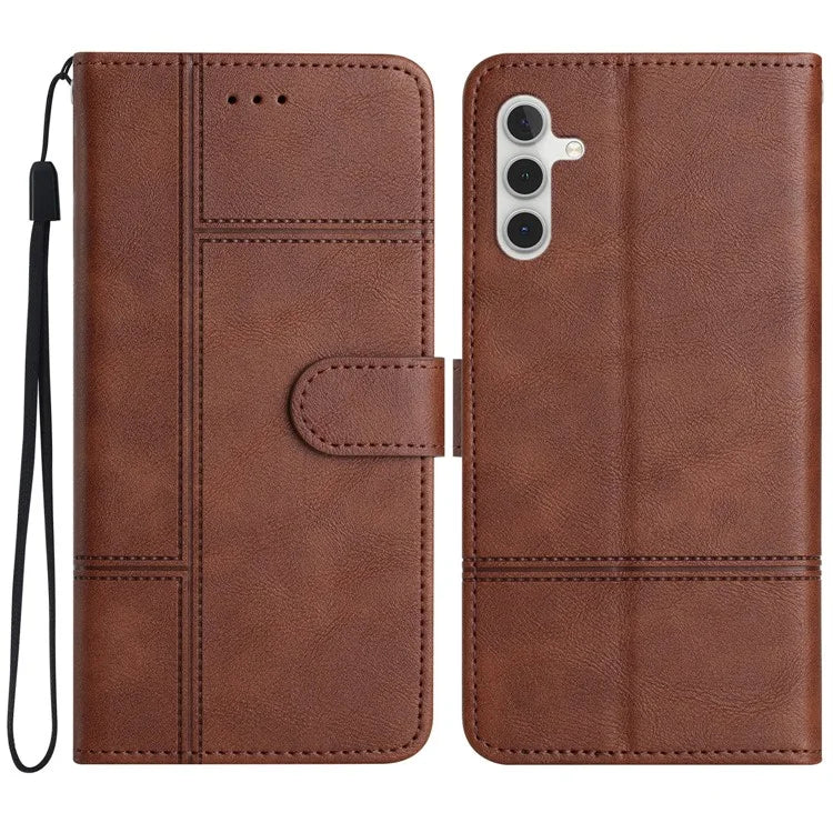 For Samsung Galaxy A05s 4G Case Line Imprinted Wallet Stand Cover