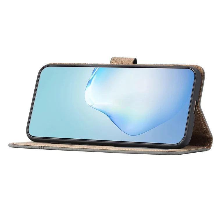 For Samsung Galaxy A05s 4G Case Line Imprinted Wallet Stand Cover