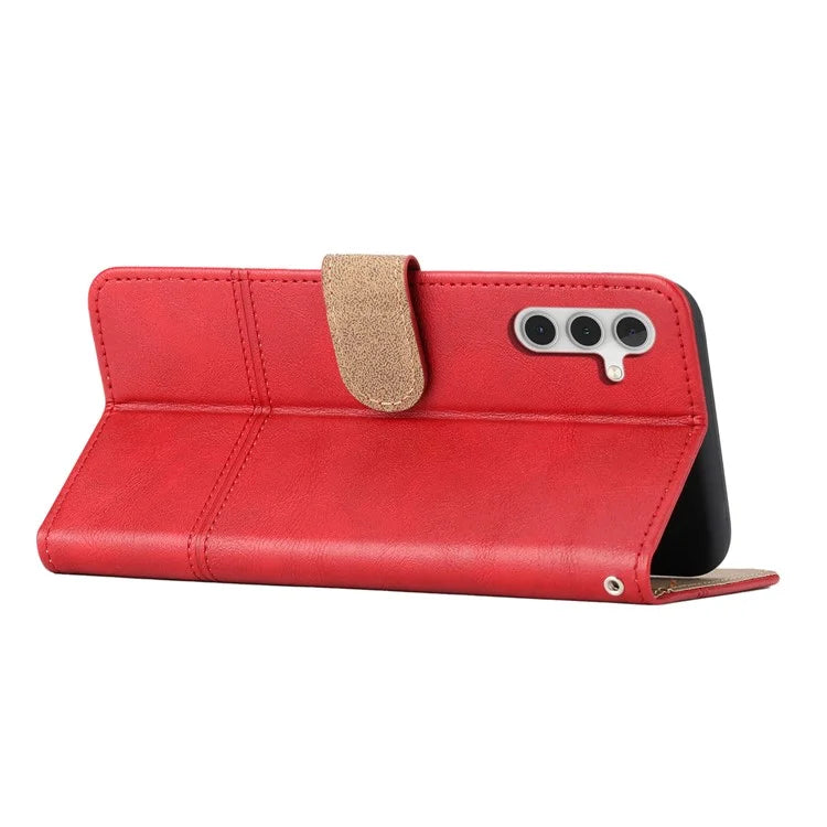 For Samsung Galaxy A05s 4G Case Line Imprinted Wallet Stand Cover