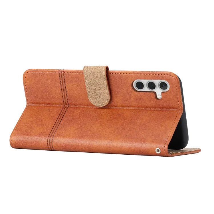 For Samsung Galaxy A05s 4G Case Line Imprinted Wallet Stand Cover