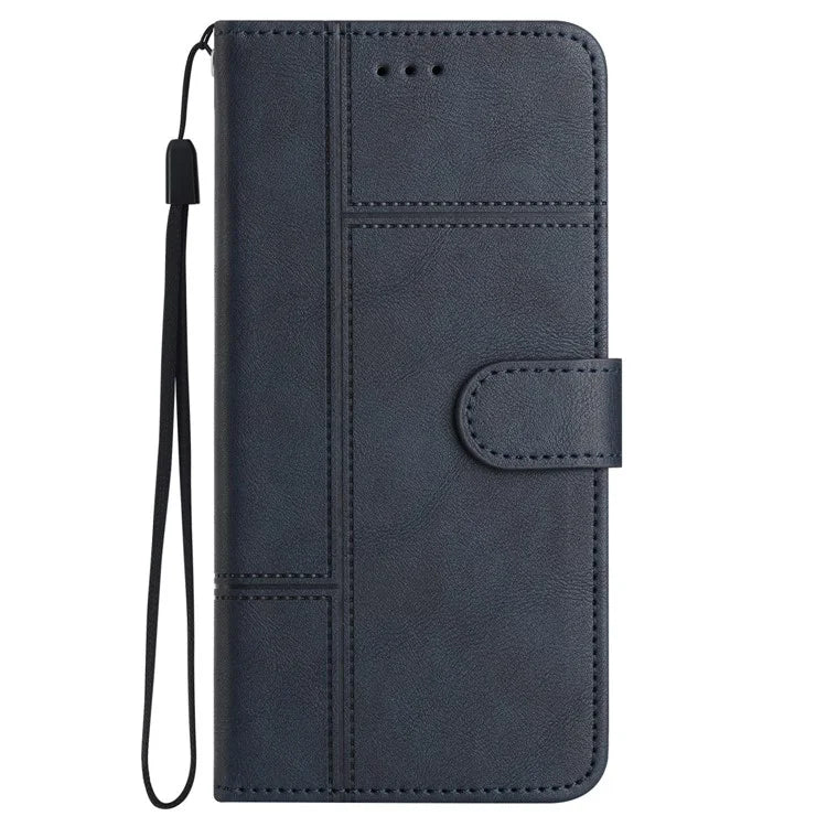 For Samsung Galaxy A05s 4G Case Line Imprinted Wallet Stand Cover
