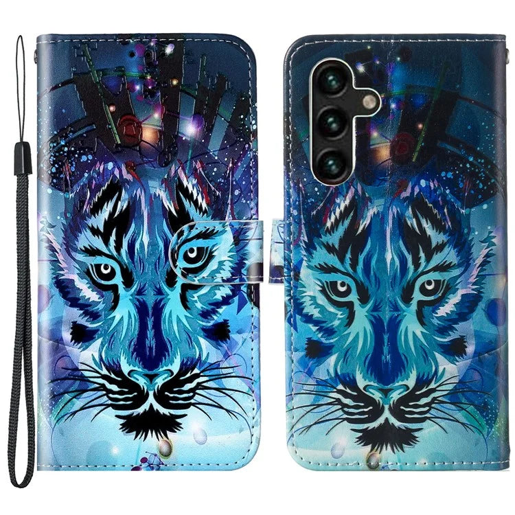 For Samsung Galaxy A05s 4G Phone Case PU Leather Pattern Printed Flip Stand Cover