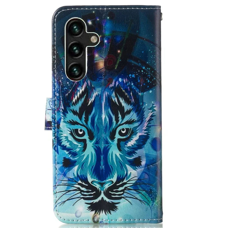 For Samsung Galaxy A05s 4G Phone Case PU Leather Pattern Printed Flip Stand Cover