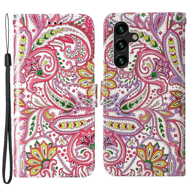 For Samsung Galaxy A05s 4G Phone Case PU Leather Pattern Printed Flip Stand Cover