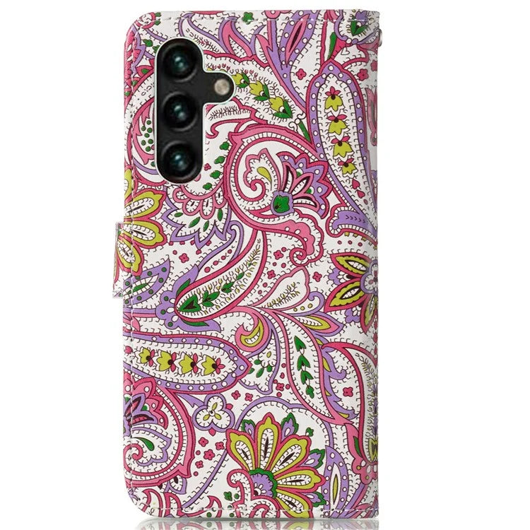 For Samsung Galaxy A05s 4G Phone Case PU Leather Pattern Printed Flip Stand Cover