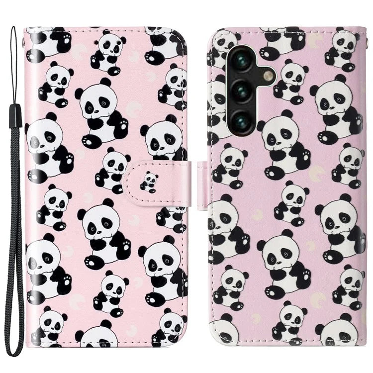 For Samsung Galaxy A05s 4G Phone Case PU Leather Pattern Printed Flip Stand Cover