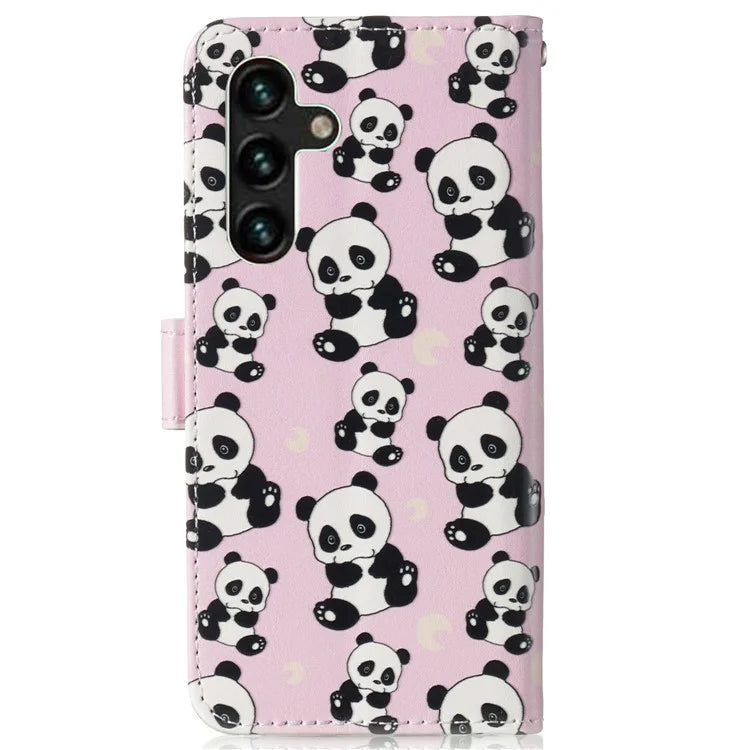 For Samsung Galaxy A05s 4G Phone Case PU Leather Pattern Printed Flip Stand Cover