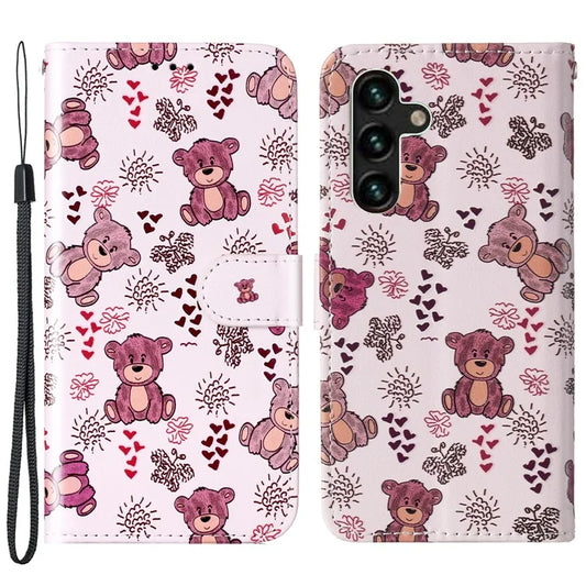 For Samsung Galaxy A05s 4G Phone Case PU Leather Pattern Printed Flip Stand Cover