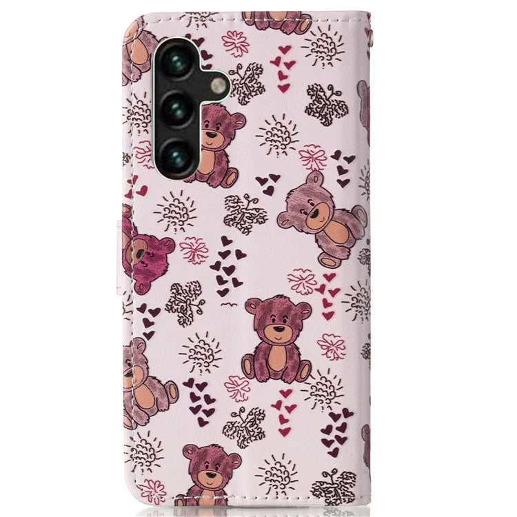 For Samsung Galaxy A05s 4G Phone Case PU Leather Pattern Printed Flip Stand Cover